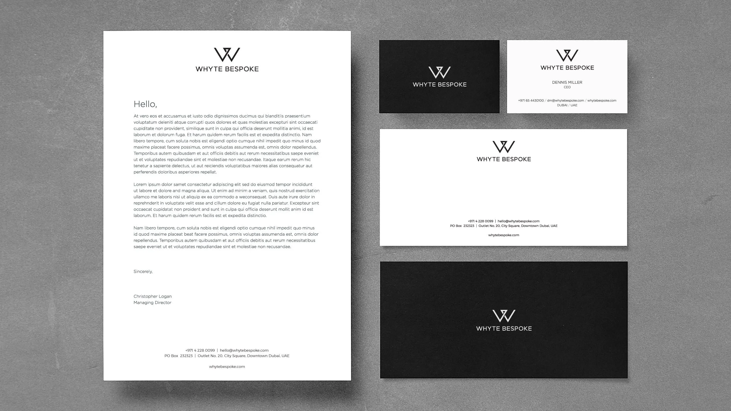WHYTE BESPOKE - BRANDING